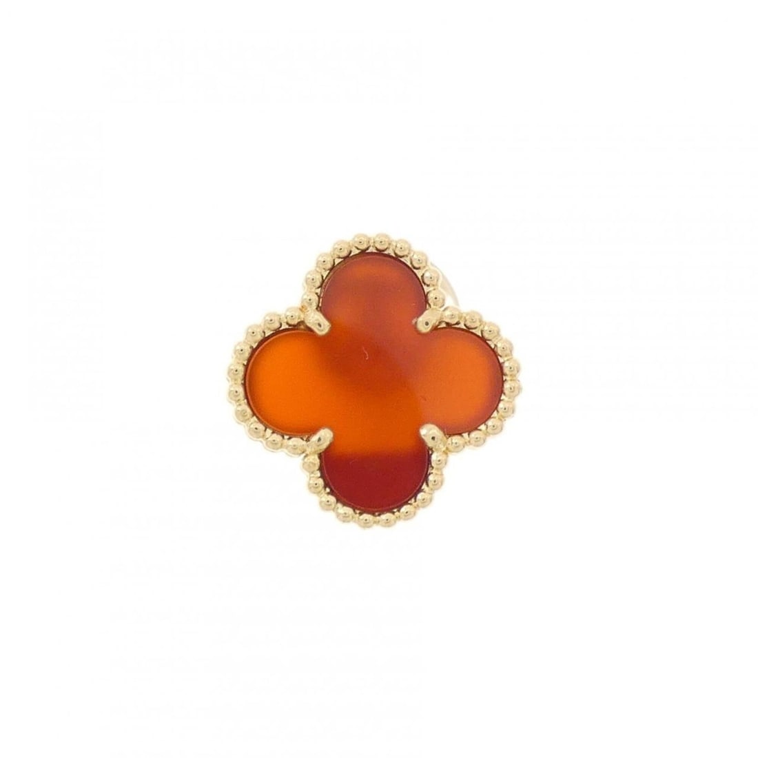 Van Cleef & Arpels Vintage Alhambra Earring (Single Earring): --- Catalog ---Category: SizeSize (HxWxD): 14.80mm x 14.80mm / 0.58'' x 0.58''Category: DesignType: Clip earringsGender: WomenMaterial: Yellow gold (18K)Single earring: YesCategory: GeneralMPN: VCARD4
