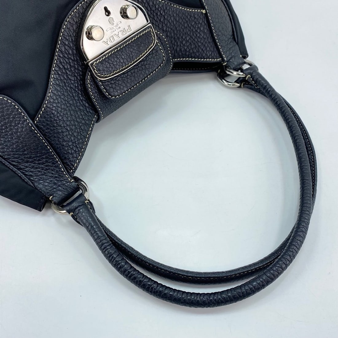Prada handbag, black - 8