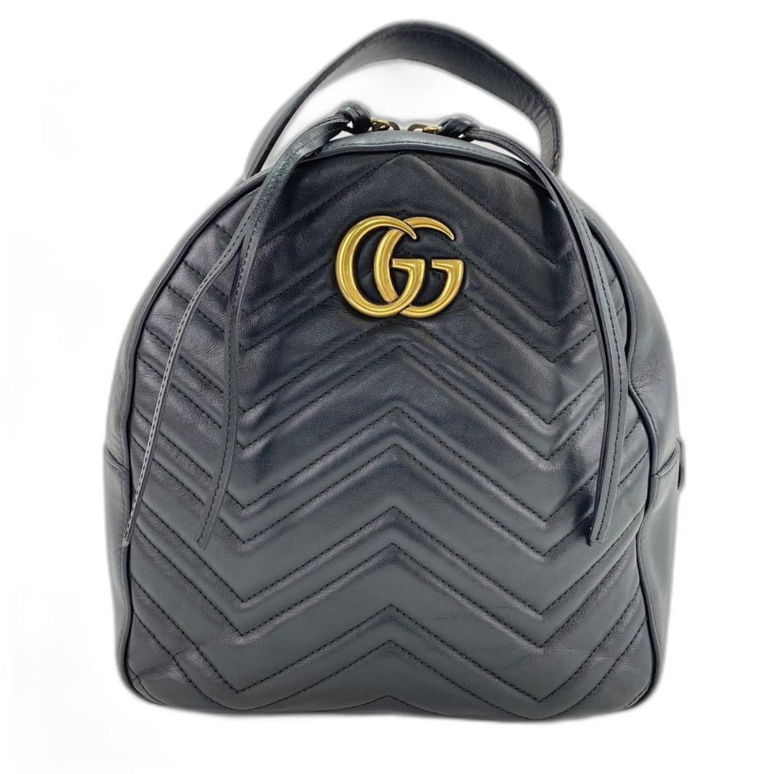 Gucci GG Marmont Backpack, Black - 2