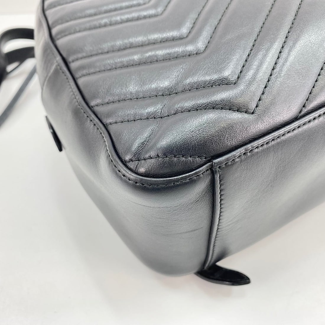 Gucci GG Marmont Backpack, Black - 8