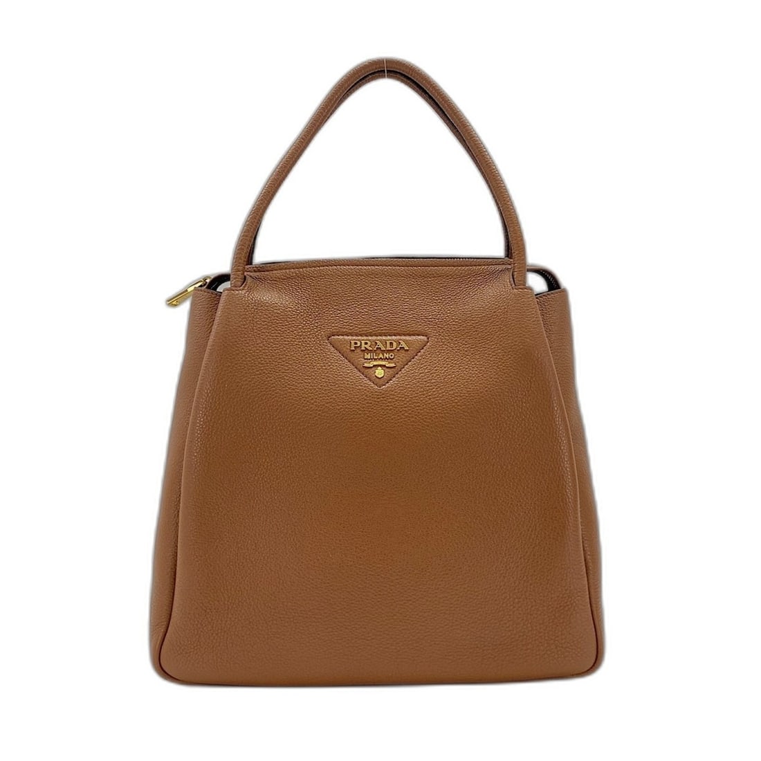 Prada tote bag, brown: --- Catalog ---Category: SizeHandle Drop: 13.00cm / 5.12''Size (HxWxD): 30cm x 32cm x 12cm / 11.81'' x 12.59'' x 4.72''Category: DesignType: Tote bagColor: BrownGender: WomenCategory: GeneralBrand: Pr