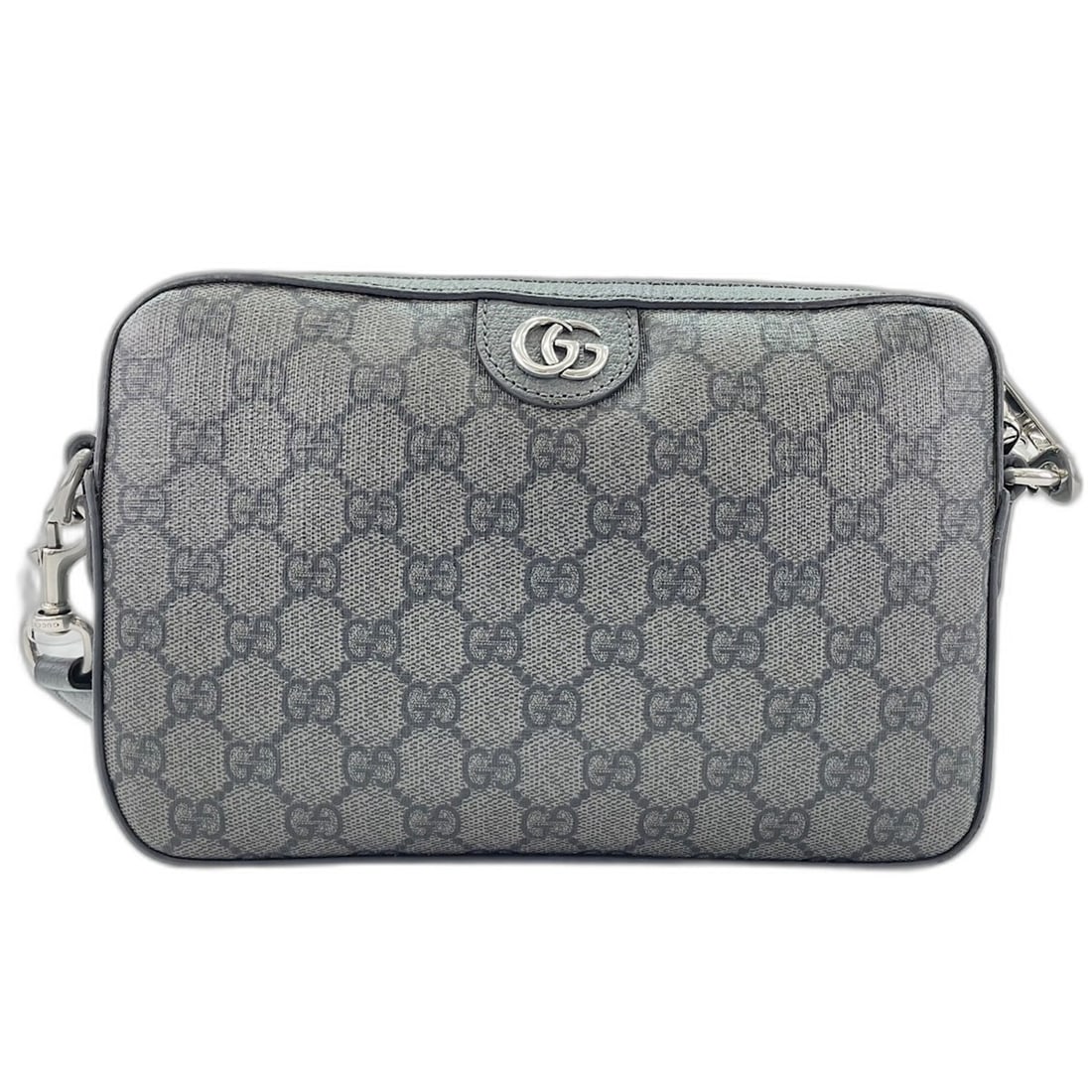 Gucci Ophidia Shoulder Bag, Gray: --- Catalog ---Category: SizeSize (HxWxD): 17cm x 24cm x 5cm / 6.69'' x 9.44'' x 1.96''Strap Length: 94cm - 135cm / 37'' - 53.14''Category: DesignType: Shoulder bagColor: GrayGender: WomenCategory: