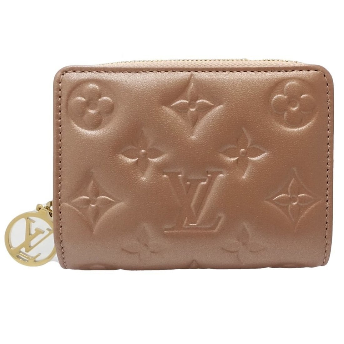 LOUIS VUITTON Bi-fold Wallet M81996 Portefeuille Lou Rose Gold Women's 182293: --- Catalog ---Category: SizeSize (HxWxD): 8.5cm x 11.5cm x 2.5cm / 3.34'' x 4.52'' x 0.98''Category: DesignType: Wallet (bi-fold)Color: Rose goldGender: WomenMaterial: Leather Leather/Fur Type: Lamb 