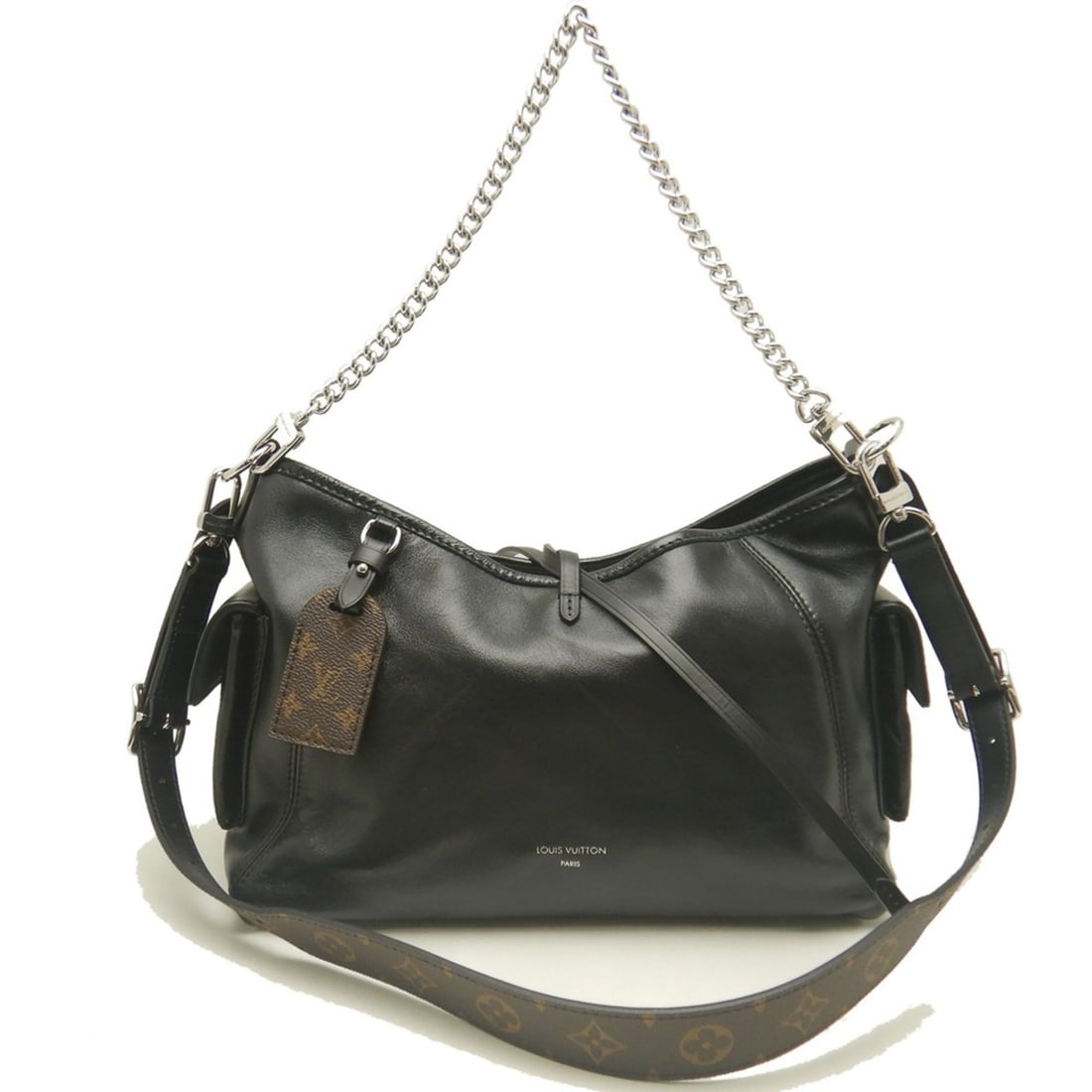 LOUIS VUITTON LV Vibe Carryall Cargo PM M24861 Shoulder Bag Noir Women's 254245: --- Catalog ---Category: SizeSize (HxWxD): 23cm x 33.5cm x 15cm / 9.05'' x 13.18'' x 5.9''Category: DesignType: Shoulder bagColor: NoirGender: WomenMaterial: Leather Leather/Fur Type: Lamb leatherCate