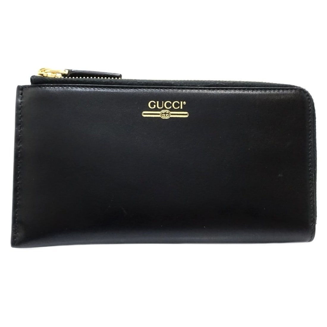 GUCCI Billfold 573116 Long Wallet Vintage Logo Leather Black Women's 182311: --- Catalog ---Category: SizeSize (HxWxD): 11cm x 19.5cm x 3cm / 4.33'' x 7.67'' x 1.18''Category: DesignType: Bill wallet (bi-fold)Color: BlackGender: WomenMaterial: Leather Category: GeneralMPN: 573