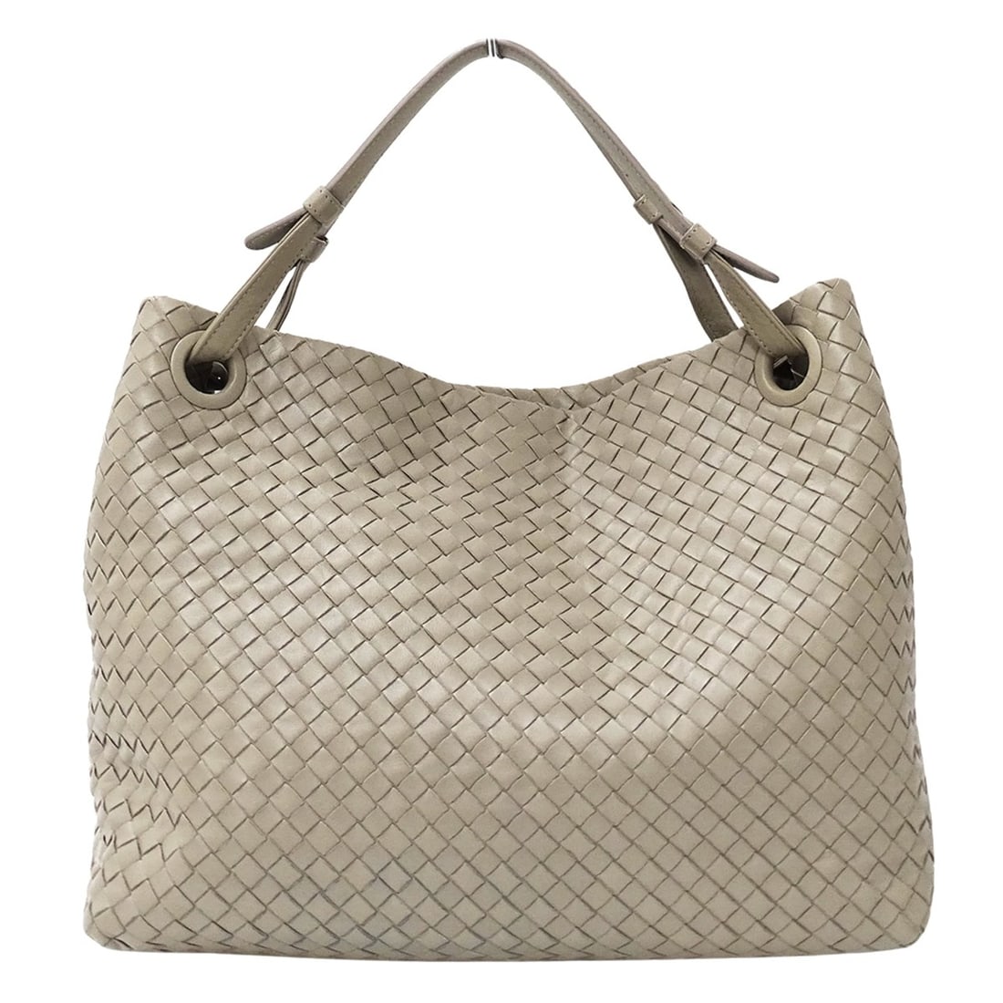 Bottega Veneta handbag for women, brand name tote bag, intrecciato leather, beige, 179320: --- Catalog ---Category: SizeSize (HxWxD): 28cm x 33.5cm x 13cm / 11.02'' x 13.18'' x 5.11''Category: DesignType: Handbag, Tote bagColor: Beige, BlueGender: WomenMaterial: Intrecciato Category: Genera