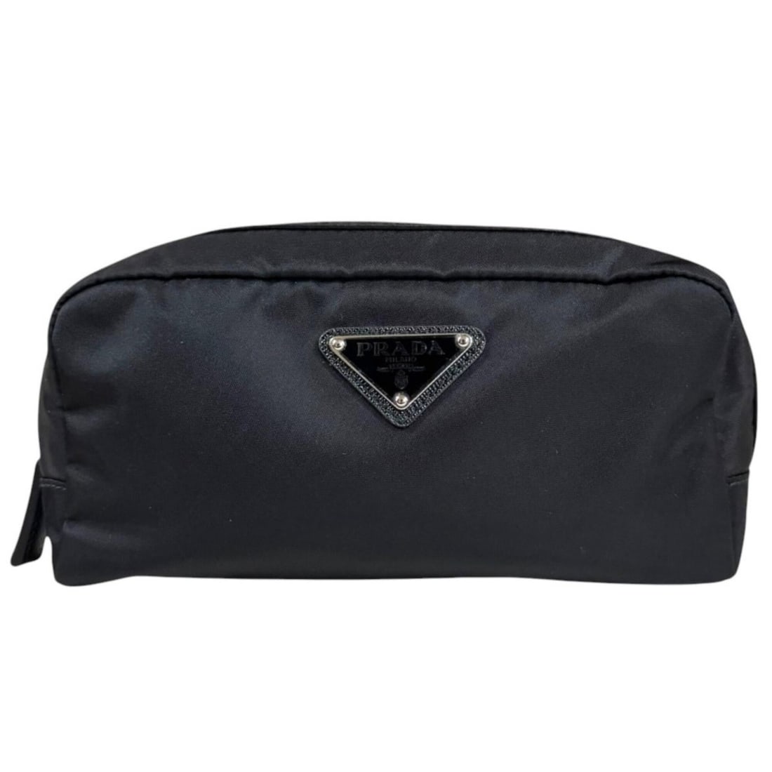Prada handbag pouch nylon women's PRADA: --- Catalog ---Category: SizeSize (HxWxD): 11cm x 19cm x 6cm / 4.33'' x 7.48'' x 2.36''Category: DesignType: PouchColor: BlackGender: WomenMaterial: Nylon Category: GeneralBrand: Prada--- Item List --
