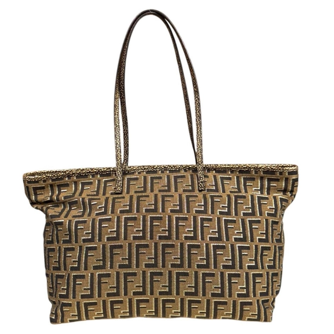 Fendi Zucca Tote Bag, Canvas 8BH185, Brown, Women's FENDI: --- Catalog ---Category: SizeSize (HxWxD): 26cm x 35cm x 13.5cm / 10.23'' x 13.77'' x 5.31''Category: DesignType: Tote bagColor: BrownGender: WomenMaterial: Canvas Category: GeneralBrand: FendiCountry