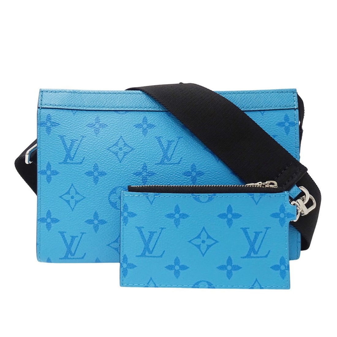Louis Vuitton LOUIS VUITTON Handbag for Women and Men, Brand Shoulder Bag, Taigarama Gaston Wearable: --- Catalog ---Category: SizeSize (HxWxD): 15cm x 22cm x 4.5cm / 5.9'' x 8.66'' x 1.77''Category: DesignType: Handbag, Pouch, Shoulder bagColor: BlueGender: Men,WomenMaterial: Taigarama Category: Gene