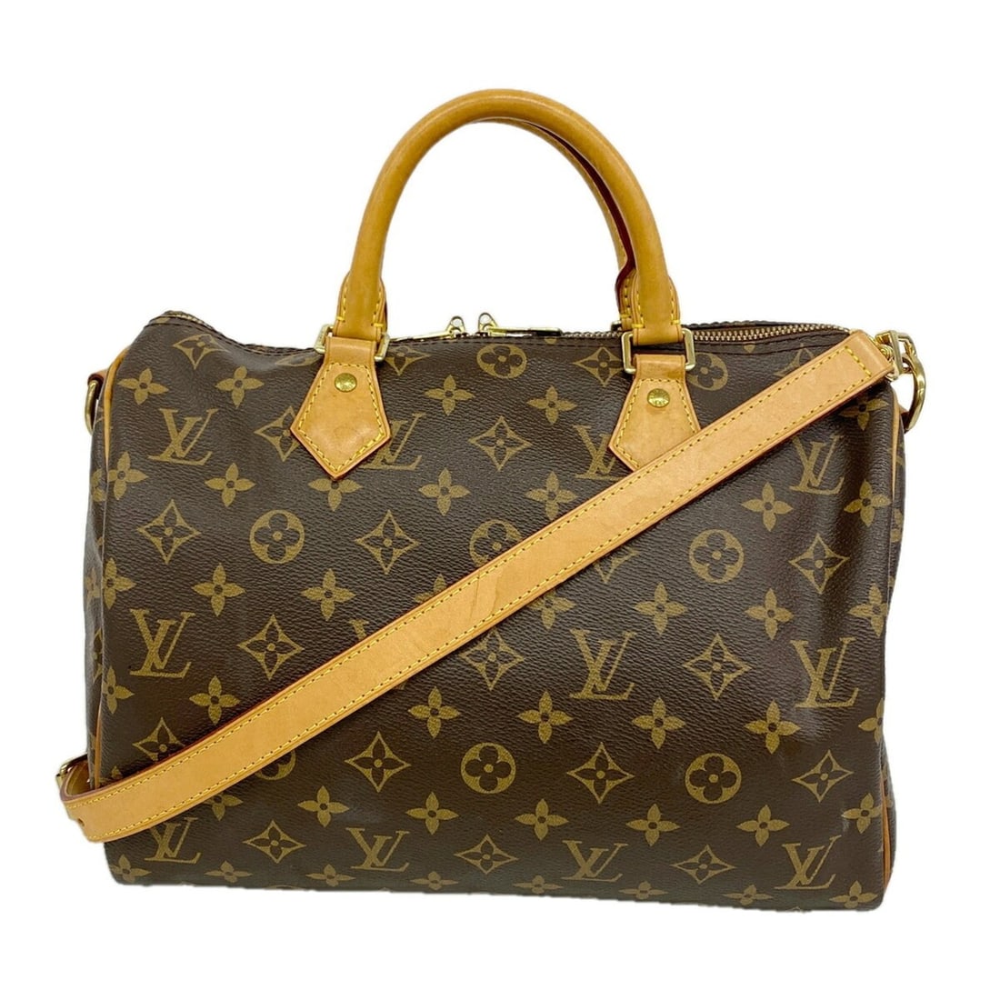 Louis Vuitton Monogram Speedy Bandoulière 30 Handbag M46980 Brown 2-way bag for women P3452078 (1 of 11)