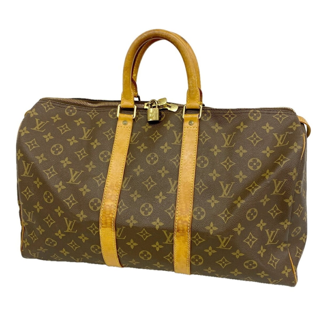 Louis Vuitton Bag/Boston Bag Monogram Keepall 45 M41428 Brown Men's/Women's P3447568: --- Catalog ---Category: SizeSize (HxWxD): 27cm x 46cm x 20cm / 10.62'' x 18.11'' x 7.87''Category: DesignType: Boston bagColor: BrownGender: Men,WomenCategory: GeneralMPN: M41428Brand: Louis Vuitton-