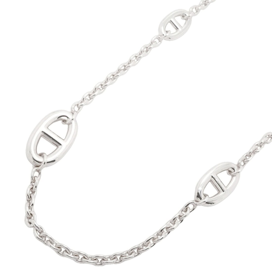 Hermes Chaine d'Ancre Farandole Necklace, Sterling Silver 925, Men's & Women's (1 of 12)