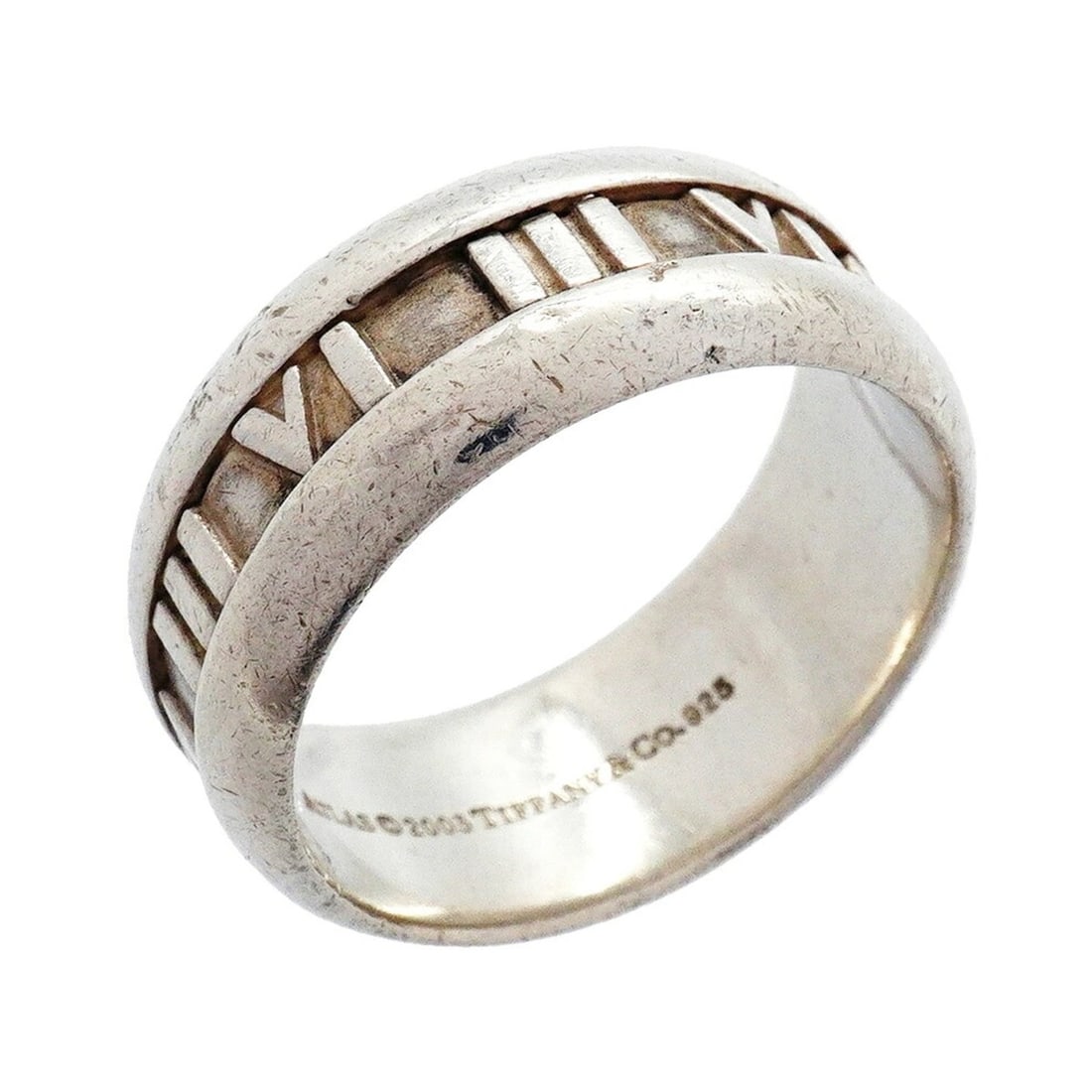 Tiffany & Co. Atlas Ring, Sterling Silver 925, Size 22, Men's (1 of 10)