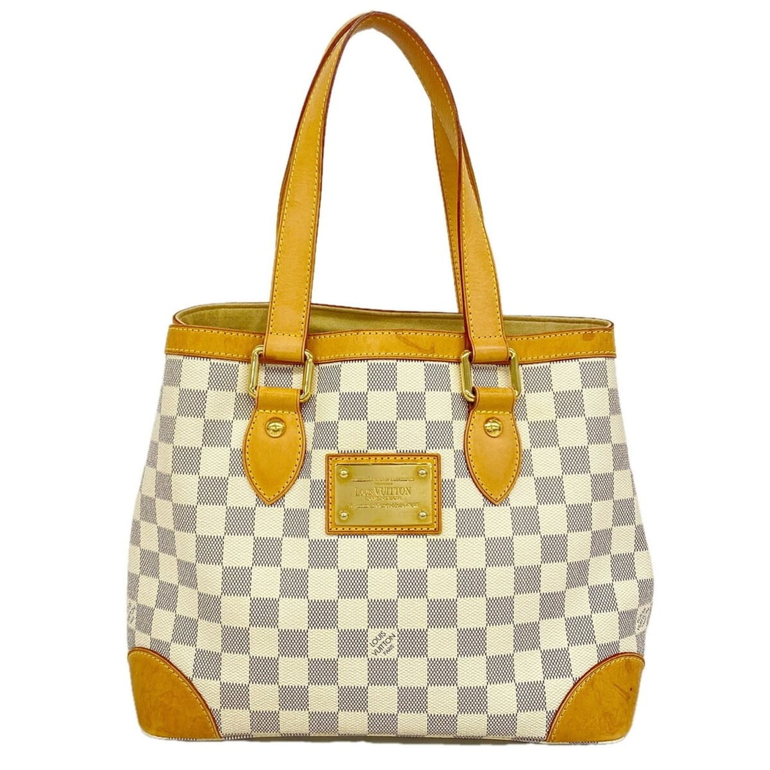 Louis Vuitton Damier Azur Hampstead PM Tote Bag N51206 White (Women's): --- Catalog ---Category: SizeSize (HxWxD): 23.5cm x 28.5cm x 17.5cm / 9.25'' x 11.22'' x 6.88''Category: DesignType: Tote bagColor: WhiteGender: WomenCategory: GeneralMPN: N51206Brand: Louis