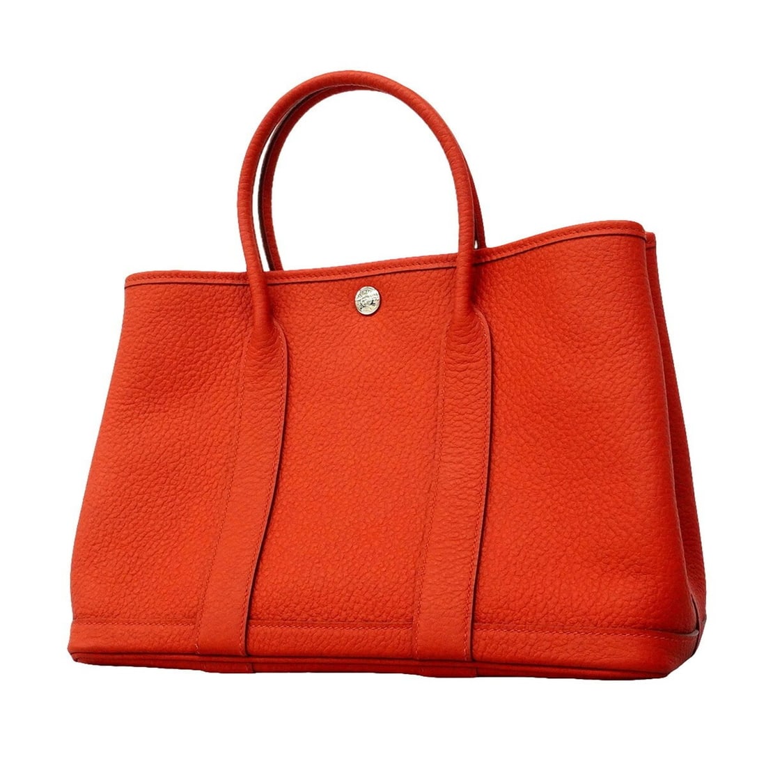 Hermes Garden TPM Country Tote Bag, Rouge Decessor, Y stamp, Ladies'.: --- Catalog ---Category: SizeSize (HxWxD): 21cm x 30cm x 13.5cm / 8.26'' x 11.81'' x 5.31''Category: DesignType: Tote bagColor: BrownGender: WomenMaterial: Country leather Hardware Color: