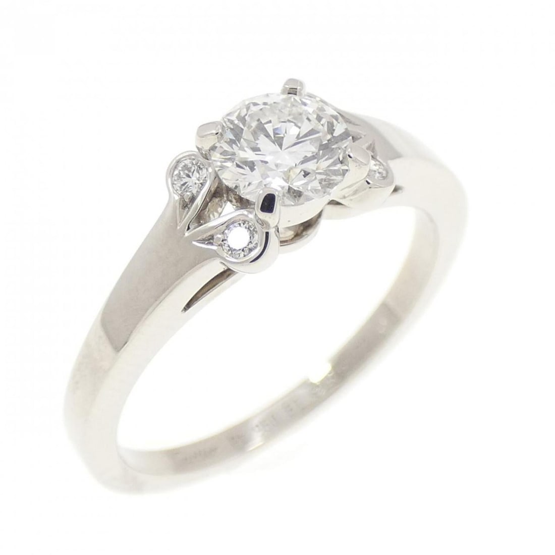 Cartier Ballerina Ring 0.45CT E IF EXT: --- Catalog ---Category: SizeJP Size: 11US Size: 6Category: DesignType: Band ringGender: WomenMaterial: Platinum 950Category: GeneralBrand: Cartier--- Item List ---Section: ConditionRanking: Rank A Us