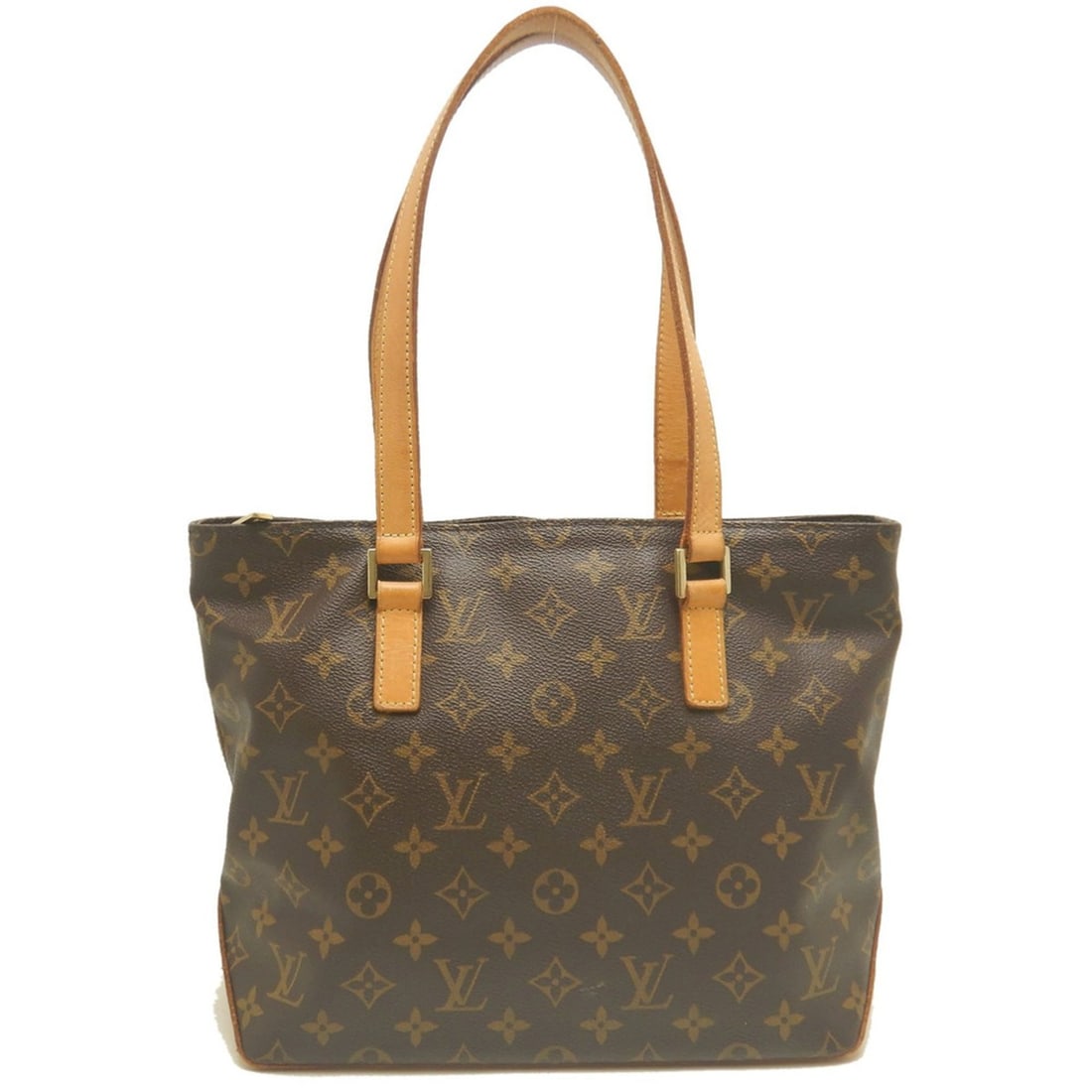 LOUIS VUITTON Monogram Cabas Piano M51148 Tote Bag Brown Women's 254235: --- Catalog ---Category: SizeSize (HxWxD): 25cm x 32cm x 12cm / 9.84'' x 12.59'' x 4.72''Category: DesignType: Tote bagColor: BrownGender: WomenClosure: ZipperMaterial: Monogram Hardware Color: