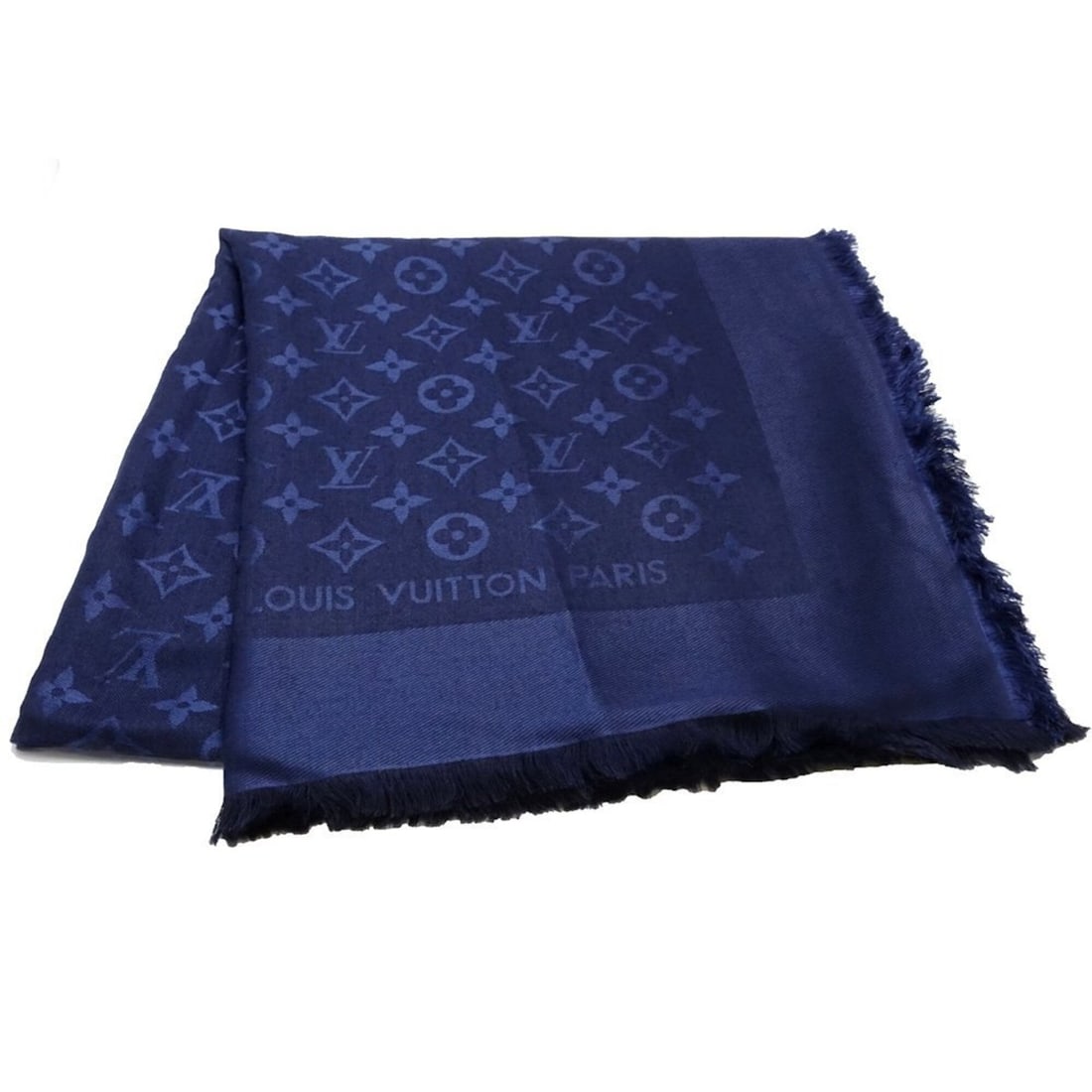 LOUIS VUITTON Shawl 402336 Monogram Stole/Scarf Multicolor Women's 182327: --- Catalog ---Category: SizeSize (LxW): 1.4m x 1.4m / 55.11'' x 55.11''Category: DesignType: ShawlColor: Multi-colorGender: WomenMaterial: Silk , Wool Category: GeneralLine: MonogramBrand: Louis Vuit