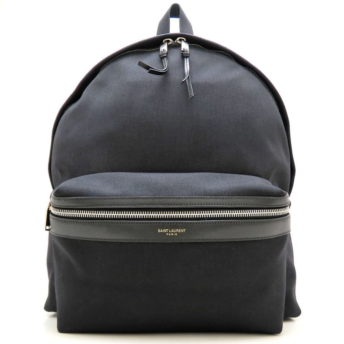 YVES SAINT LAURENT City Backpack 435988, Canvas x Leather, Black, Women's/Men's, Item No. 353492: --- Catalog ---Category: SizeSize (HxWxD): 42cm x 31cm x 13cm / 16.53'' x 12.2'' x 5.11''Category: DesignType: BackpackColor: BlackGender: Men,WomenClosure: ZipperMaterial: Canvas , Leather Category: 