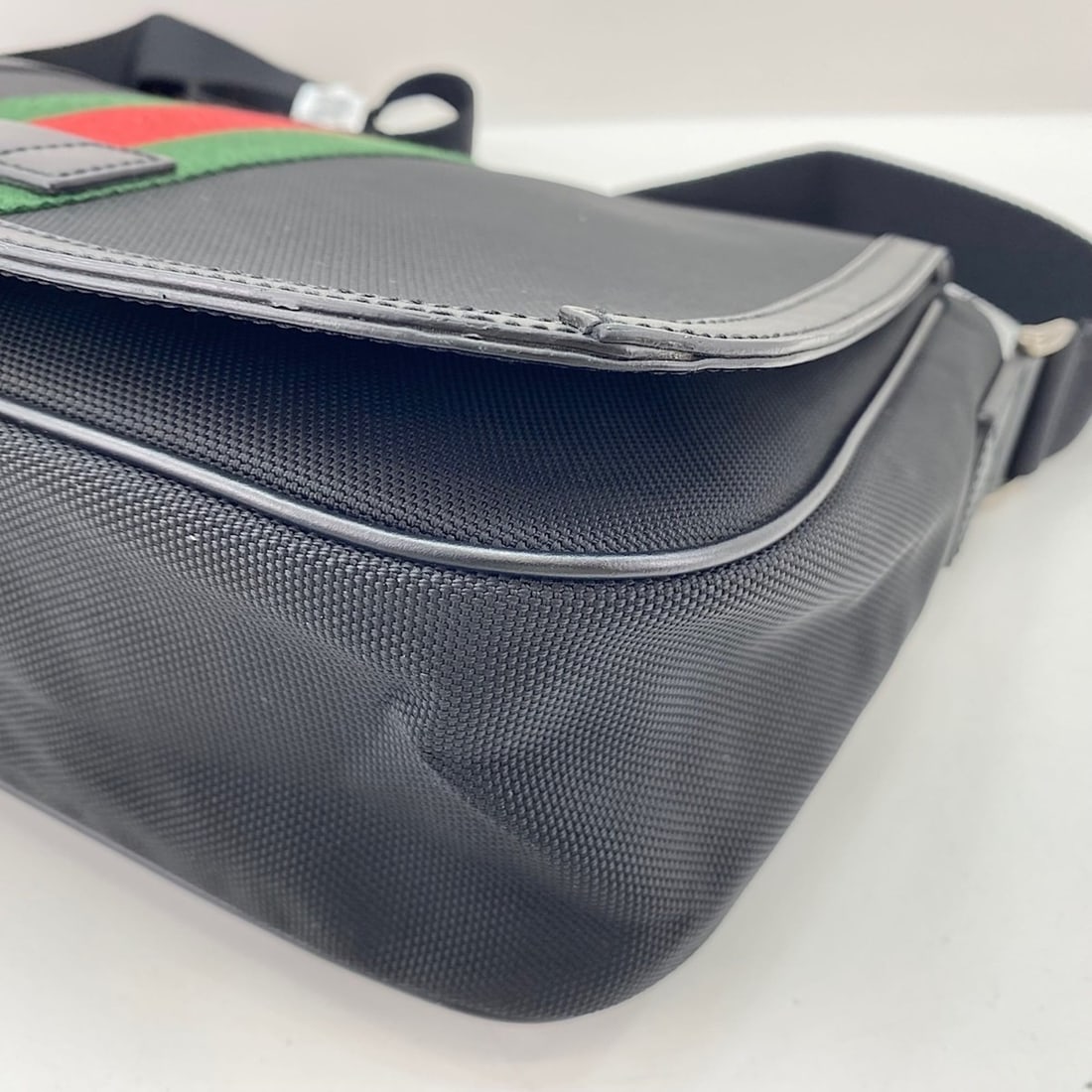 Gucci Web Techno Shoulder Bag, Black - 9
