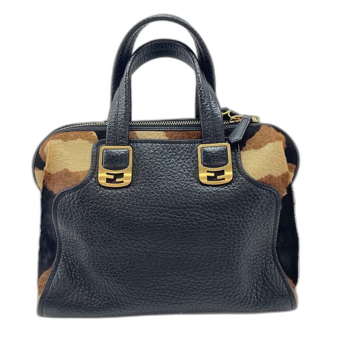 Fendi Chameleon Shoulder Bag/Handbag, Black: --- Catalog ---Category: SizeSize (HxWxD): 24cm x 31cm x 15cm / 9.44'' x 12.2'' x 5.9''Category: DesignType: Handbag, Shoulder bagColor: BlackGender: WomenCategory: GeneralBrand: Fendi--- Item List --