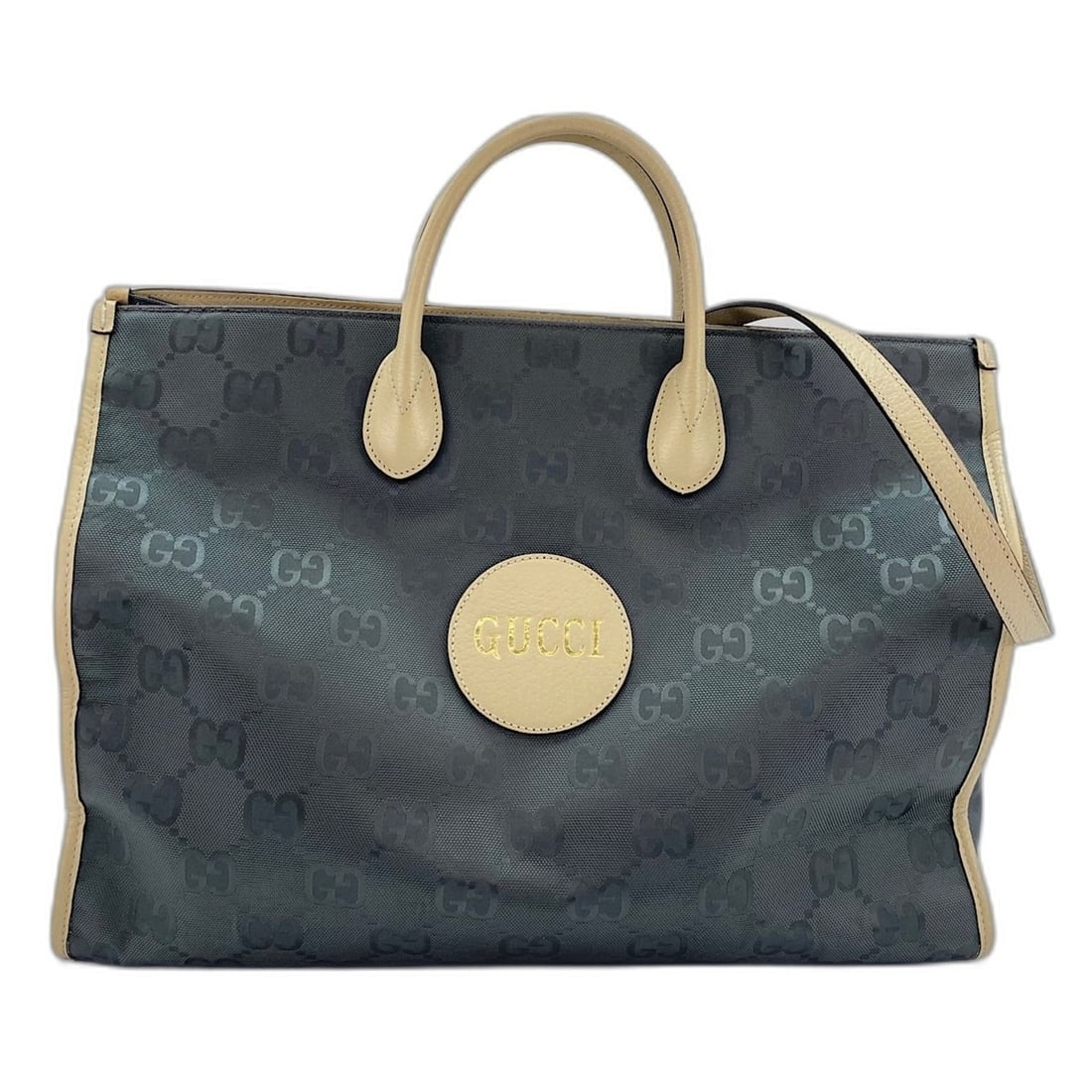 Gucci Ob the Grid Shoulder Bag Handbag, Gray: --- Catalog ---Category: SizeSize (HxWxD): 33cm x 43cm x 18cm / 12.99'' x 16.92'' x 7.08''Category: DesignType: Handbag, Shoulder bagColor: GrayGender: WomenCategory: GeneralBrand: Gucci--- Item List