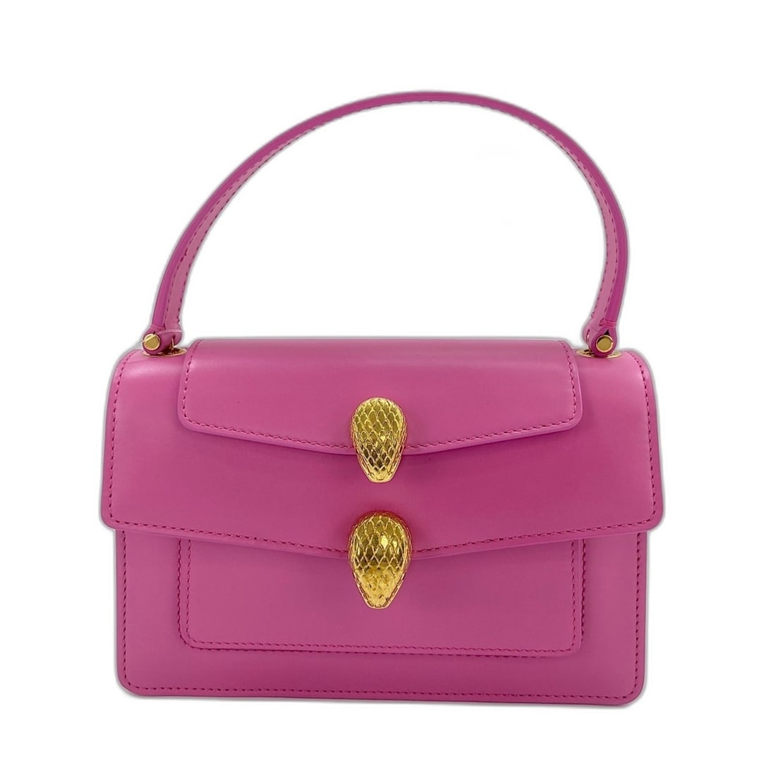 Bulgari BVLGARI Serpenti Handbag Shoulder Bag Pink: --- Catalog ---Category: SizeSize (HxWxD): 15cm x 19cm x 6cm / 5.9'' x 7.48'' x 2.36''Category: DesignType: Handbag, Shoulder bagColor: PinkGender: WomenCategory: GeneralBrand: Bvlgari--- Item List