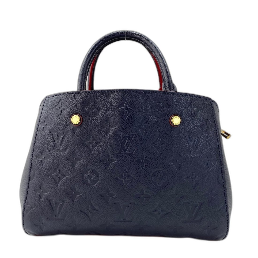 Louis Vuitton Montaigne BB handbag, navy.: --- Catalog ---Category: SizeSize (HxWxD): 20cm x 25cm x 10cm / 7.87'' x 9.84'' x 3.93''Category: DesignType: HandbagColor: NavyGender: WomenCategory: GeneralBrand: Louis Vuitton--- Item List