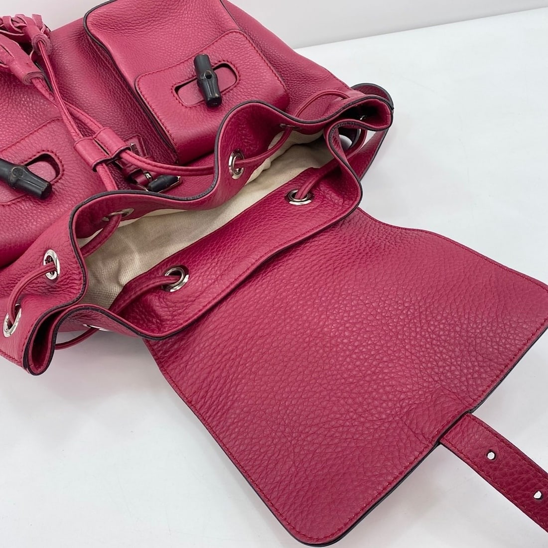 Gucci Tassel Backpack Pink - 12