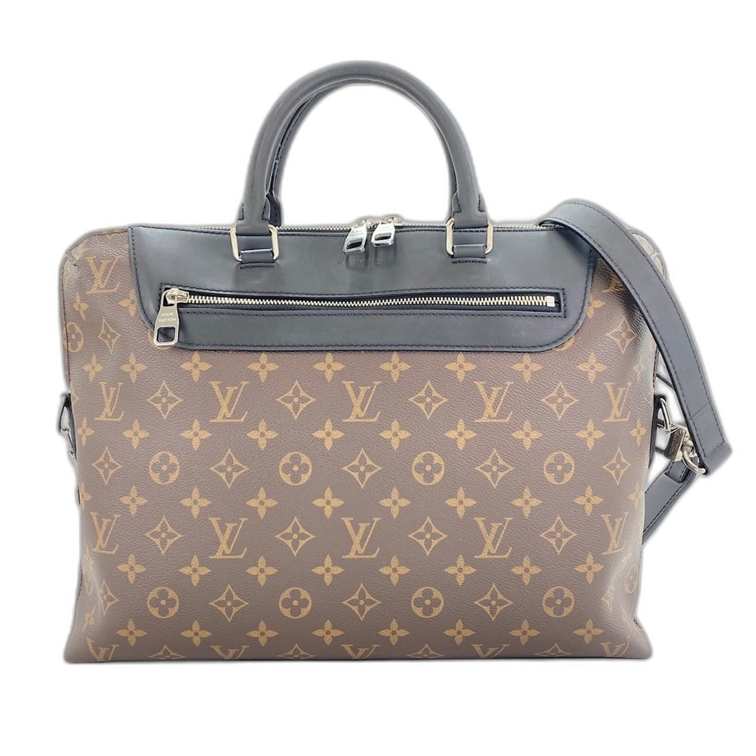 Louis Vuitton Portedocument Jour NM Handbag, Brown: --- Catalog ---Category: SizeSize (HxWxD): 28cm x 36cm x 6cm / 11.02'' x 14.17'' x 2.36''Category: DesignType: HandbagColor: Brown, ClearGender: WomenCategory: GeneralBrand: Louis Vuitton--- Item