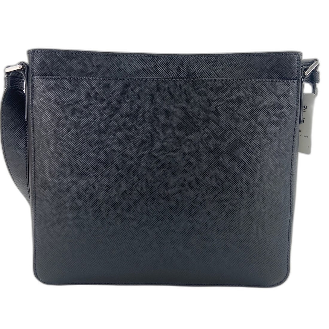Prada PRADA Brick Shoulder Bag Black: --- Catalog ---Category: SizeSize (HxWxD): 28cm x 31cm x 8cm / 11.02'' x 12.2'' x 3.14''Strap Length: 87cm - 138cm / 34.25'' - 54.33''Category: DesignType: Shoulder bagColor: BlackGender: Women,MenMat