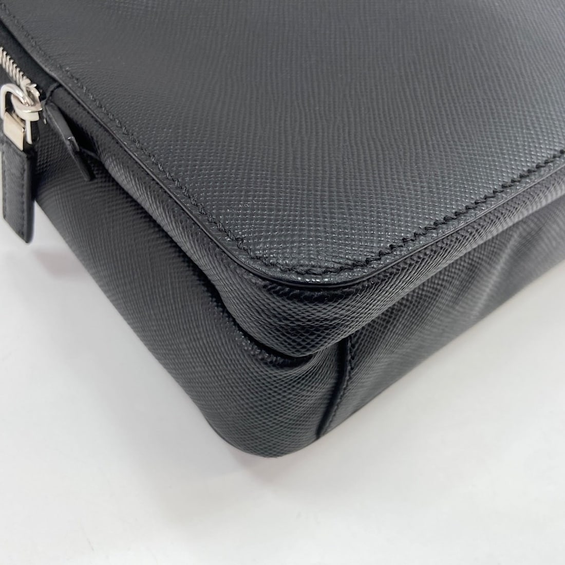 Prada PRADA Brick Shoulder Bag Black - 5