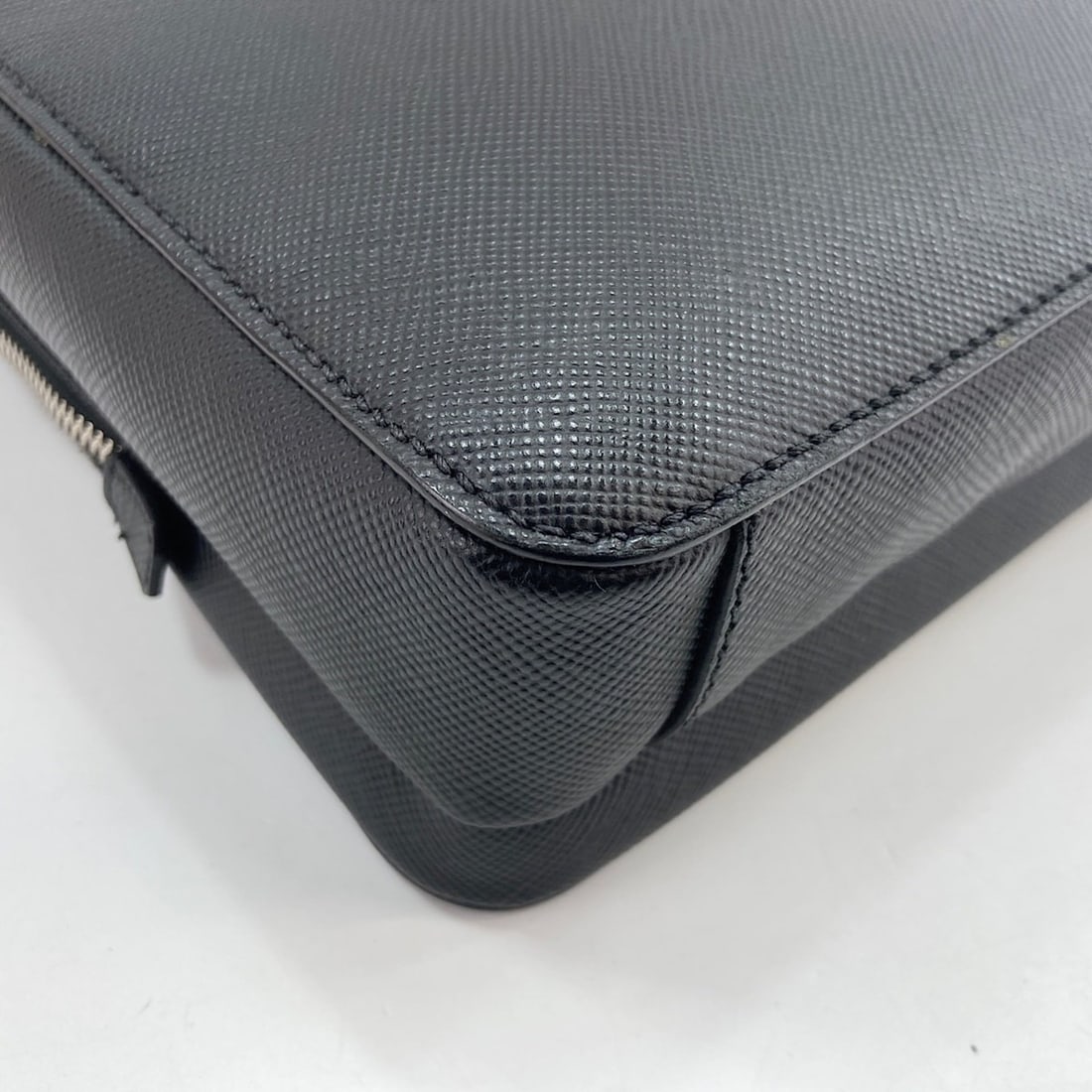 Prada PRADA Brick Shoulder Bag Black - 6