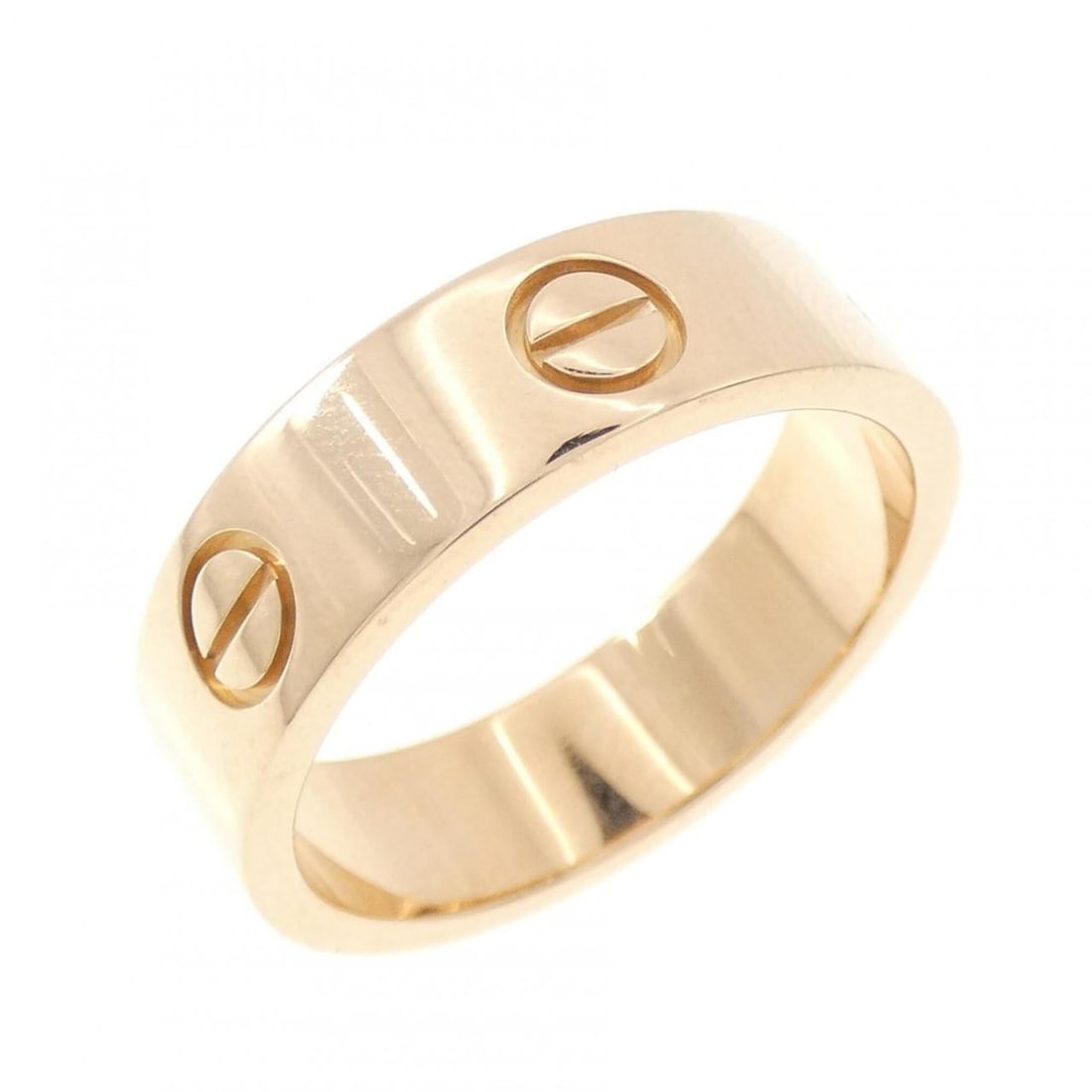 Cartier Love Ring: --- Catalog ---Category: SizeJP Size: 17US Size: 8.5Category: DesignType: Band ringGender: Men,WomenMaterial: Pink gold (18K)Category: GeneralLine: LoveBrand: Cartier--- Item List ---Section: