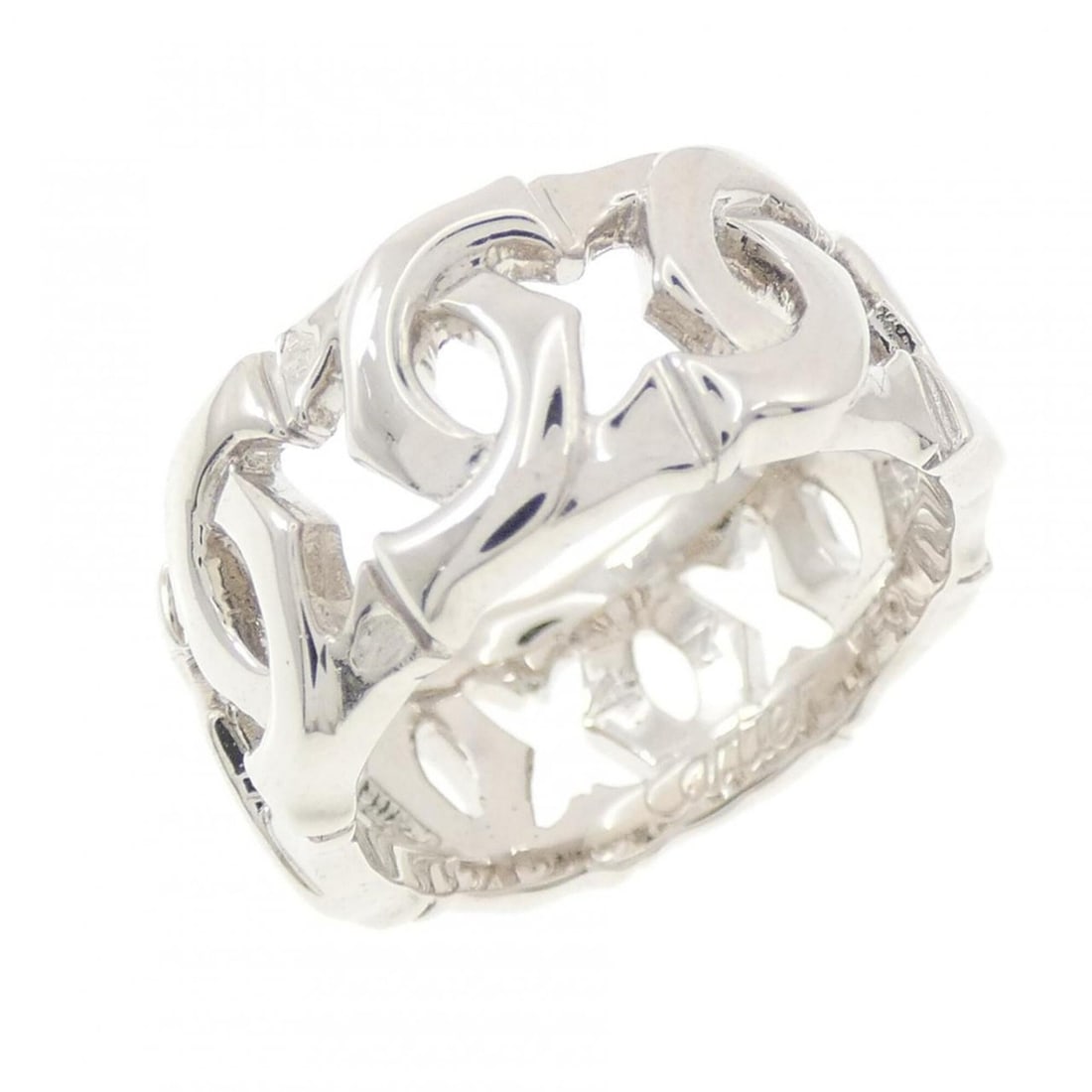 Cartier Entrelacés Small Ring: --- Catalog ---Category: SizeJP Size: 6.5US Size: 3.5Category: DesignType: Band ringGender: WomenMaterial: White gold (18K)Category: GeneralBrand: Cartier--- Item List ---Section: ConditionRanking: