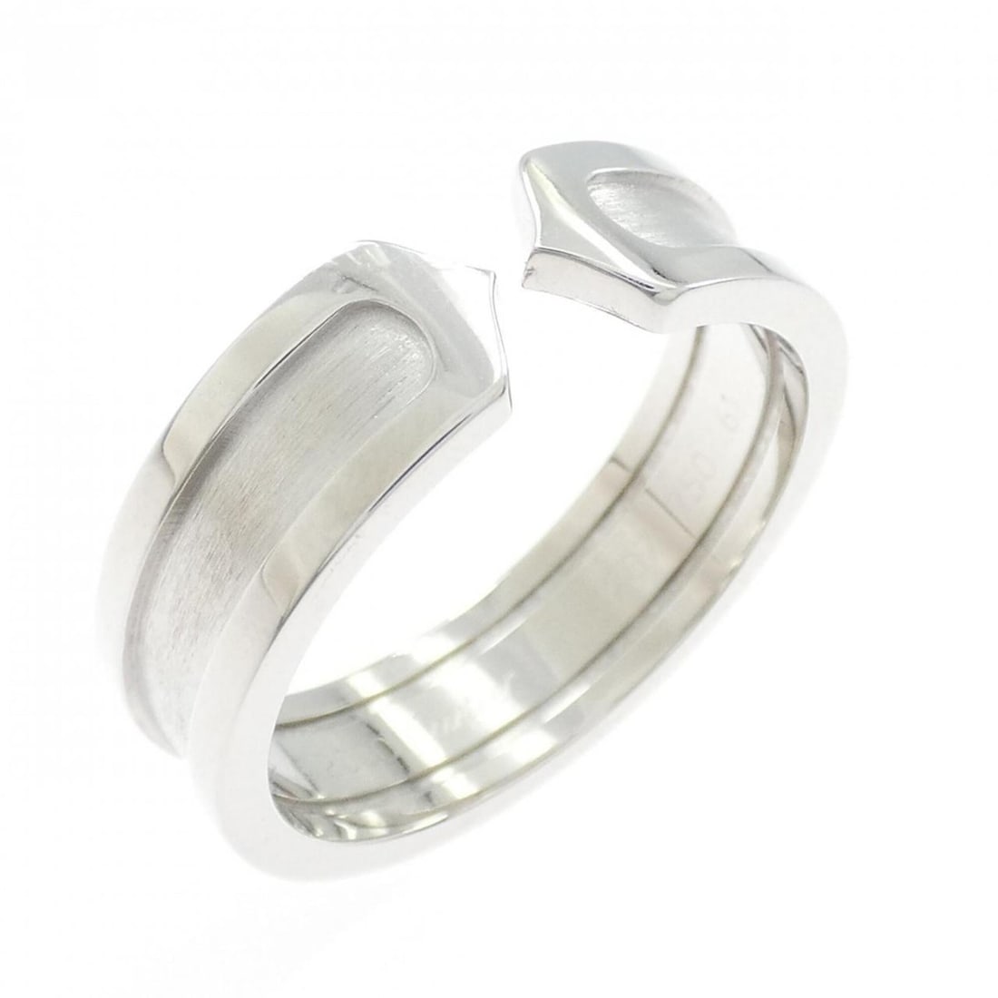 Cartier C2 Small Ring: --- Catalog ---Category: SizeUS Size: 10Brand Size: 61Category: DesignType: Band ringGender: Women,MenMaterial: White gold (18K)Category: GeneralBrand: Cartier--- Item List ---Section: