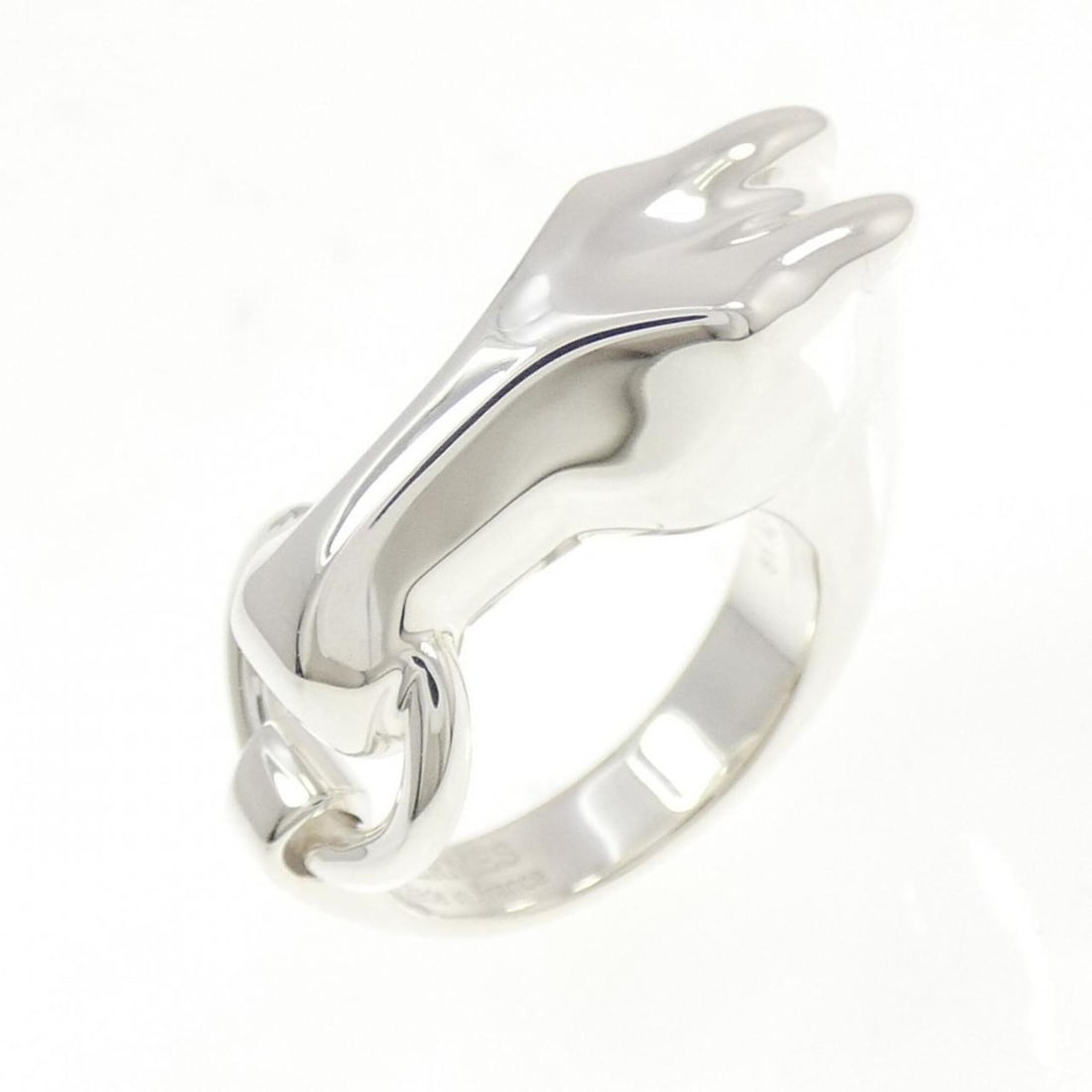 Hermes Hermès Galop Ring: --- Catalog ---Category: SizeUS Size: 6Brand Size: 51Category: DesignType: Band ringGender: WomenMaterial: Silver 925Category: GeneralMPN: H113603BBrand: Hermes--- Item List ---Section: