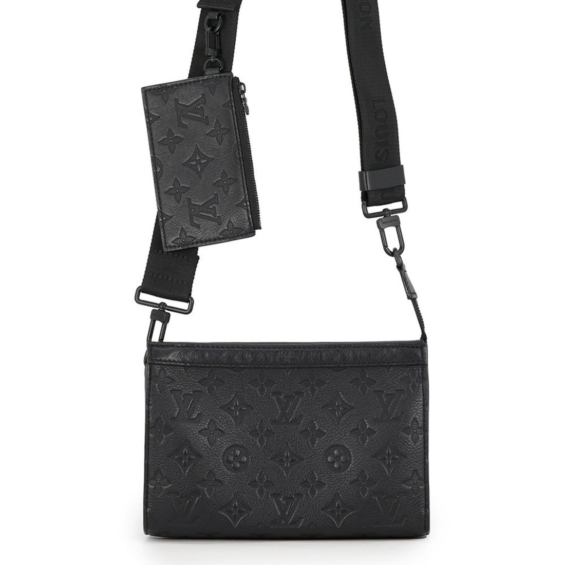 Louis Vuitton Shoulder Bag Monogram Shadow Gaston Wearable Wallet M81115 LOUIS VUITTON Black Handbag: --- Catalog ---Category: SizeSize (HxWxD): 14.5cm x 21.5cm x 4.5cm / 5.7'' x 8.46'' x 1.77''Category: DesignType: Handbag, Shoulder bagColor: Black, Monogram, NoirGender: WomenMaterial: Monogram Shado