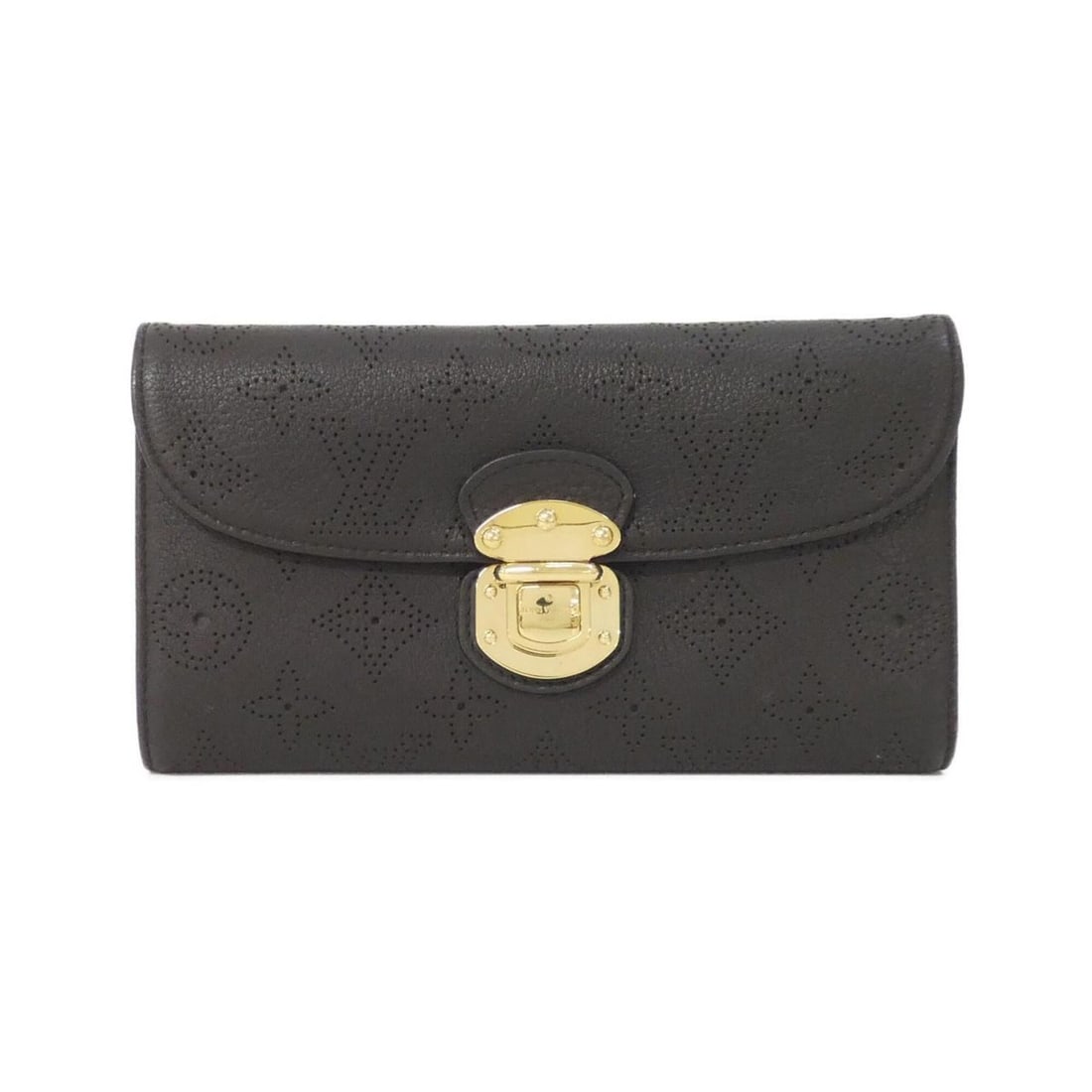 Louis Vuitton Mahina Portefeuille Amelia M95968 Wallet: --- Catalog ---Category: SizeSize (HxWxD): 11cm x 19cm x 2cm / 4.33'' x 7.48'' x 0.78''Category: DesignType: Wallet (tri-fold)Color: Brown, ChocolatGender: WomenMaterial: Mahina leather Category: Gene