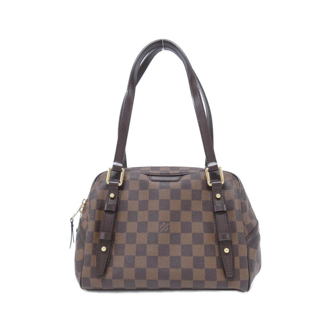 Louis Vuitton Damier Rivington PM N41157 Shoulder Bag: --- Catalog ---Category: SizeSize (HxWxD): 20cm x 24cm x 14cm / 7.87'' x 9.44'' x 5.51''Category: DesignType: Shoulder bagColor: Damier Canvas, EbeneGender: WomenMaterial: Damier Canvas Category: Gene