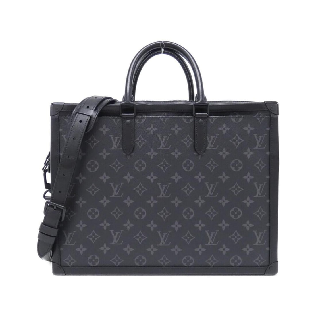Louis Vuitton Monogram Eclipse Soft Trunk Briefcase M44952 Handbag: --- Catalog ---Category: SizeSize (HxWxD): 29cm x 38cm x 9cm / 11.41'' x 14.96'' x 3.54''Category: DesignType: Briefcase, HandbagColor: Black, Monogram EclipseGender: MenMaterial: Monogram Eclipse