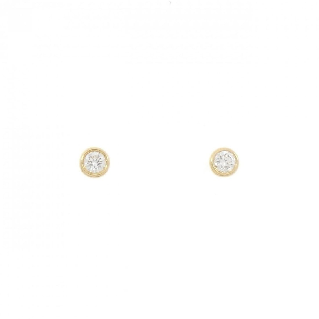 Tiffany & Co. By the Yard Earrings: --- Catalog ---Category: SizeSize (HxWxD): 3.30mm x 3.30mm / 0.13'' x 0.13''Category: DesignType: Stud earringsColor: Yellow goldStone: DiamondGender: WomenMaterial: Yellow gold (18K)Category: General
