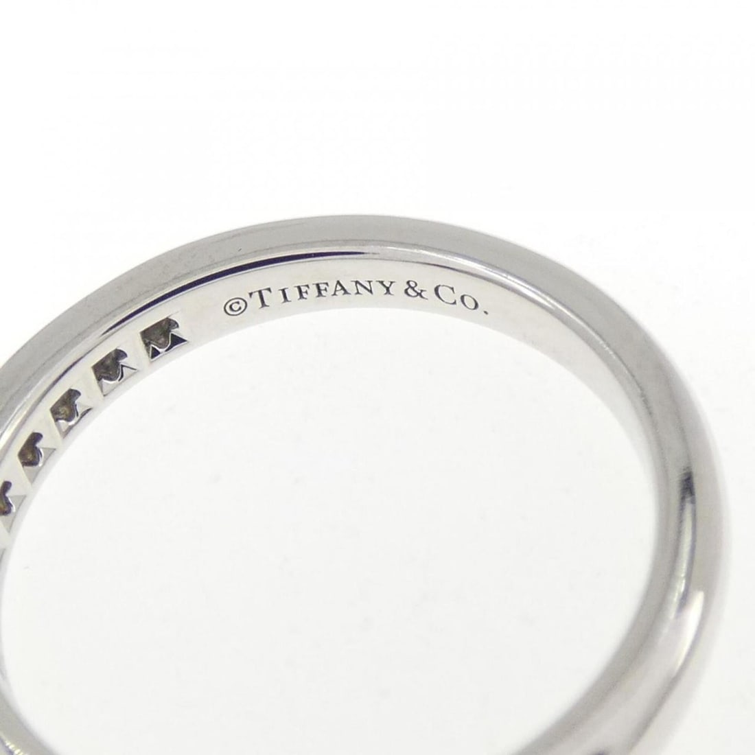 Tiffany Half Circle Channel Setting Ring - 4