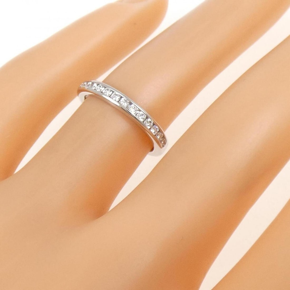 Tiffany Half Circle Channel Setting Ring - 5