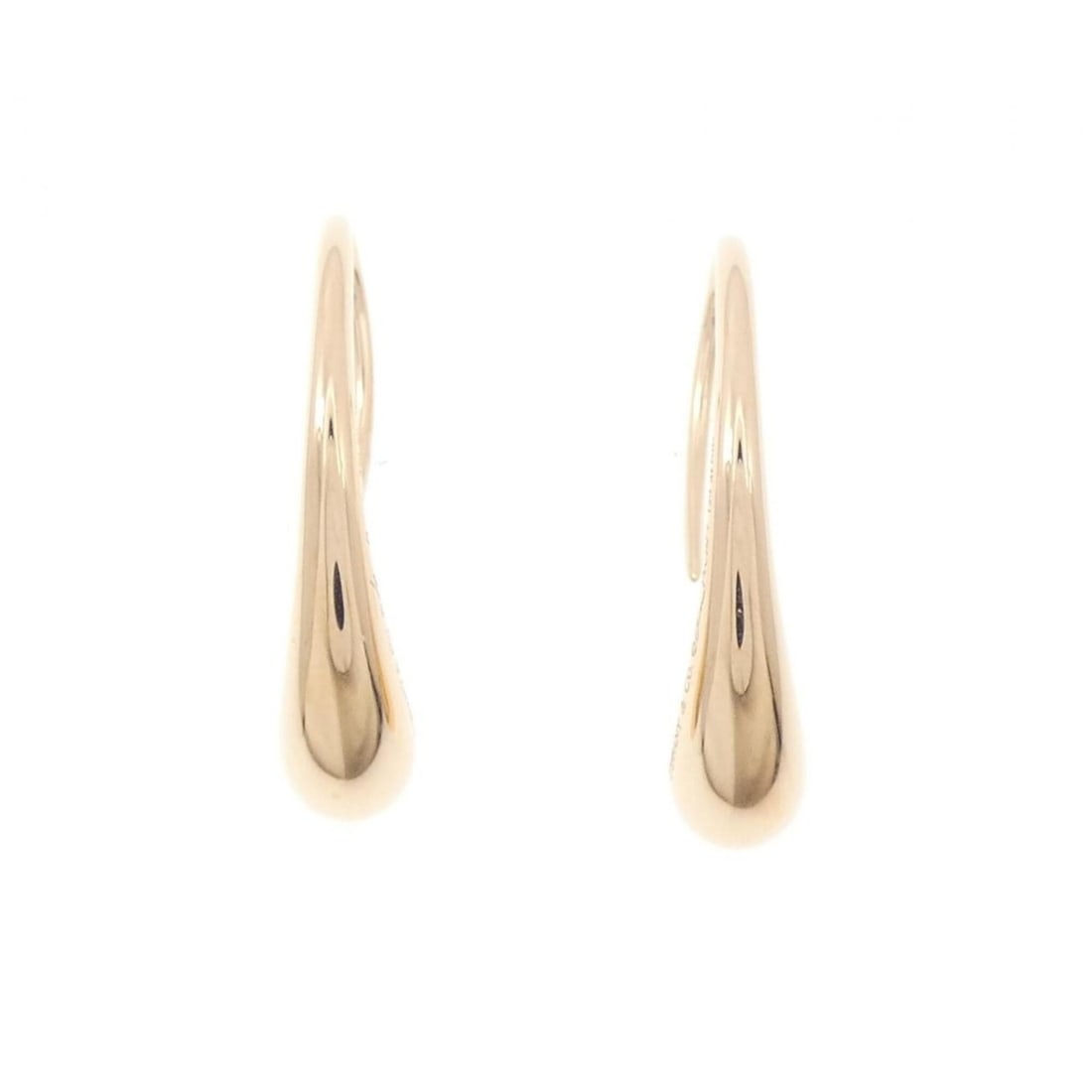 Tiffany & Co. Teardrop Earrings: --- Catalog ---Category: SizeSize (HxWxD): 26.80mm x 5.60mm / 1.06'' x 0.22''Category: DesignType: Drop earringsColor: Pink goldGender: WomenMaterial: Pink gold (18K)Category: GeneralBrand: