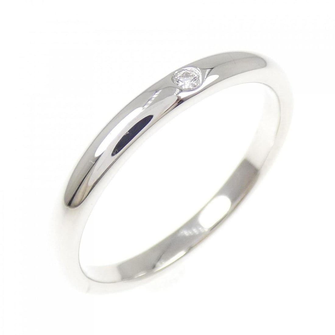 Tiffany Stacking Band Ring: --- Catalog ---Category: SizeJP Size: 21.5US Size: 10Category: DesignType: Band ringColor: PlatinumStone: DiamondGender: Women,MenMaterial: Platinum 950Category: GeneralMPN: 60016398Brand: Tiffany---