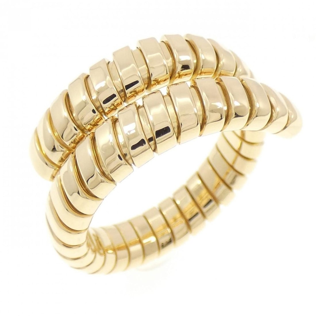 Bvlgari Tubogas Ring: --- Catalog ---Category: SizeJP Size: 14US Size: 7Category: DesignType: Band ringColor: GoldGender: WomenMaterial: Yellow gold (18K)Category: GeneralBrand: Bvlgari--- Item List ---Section: