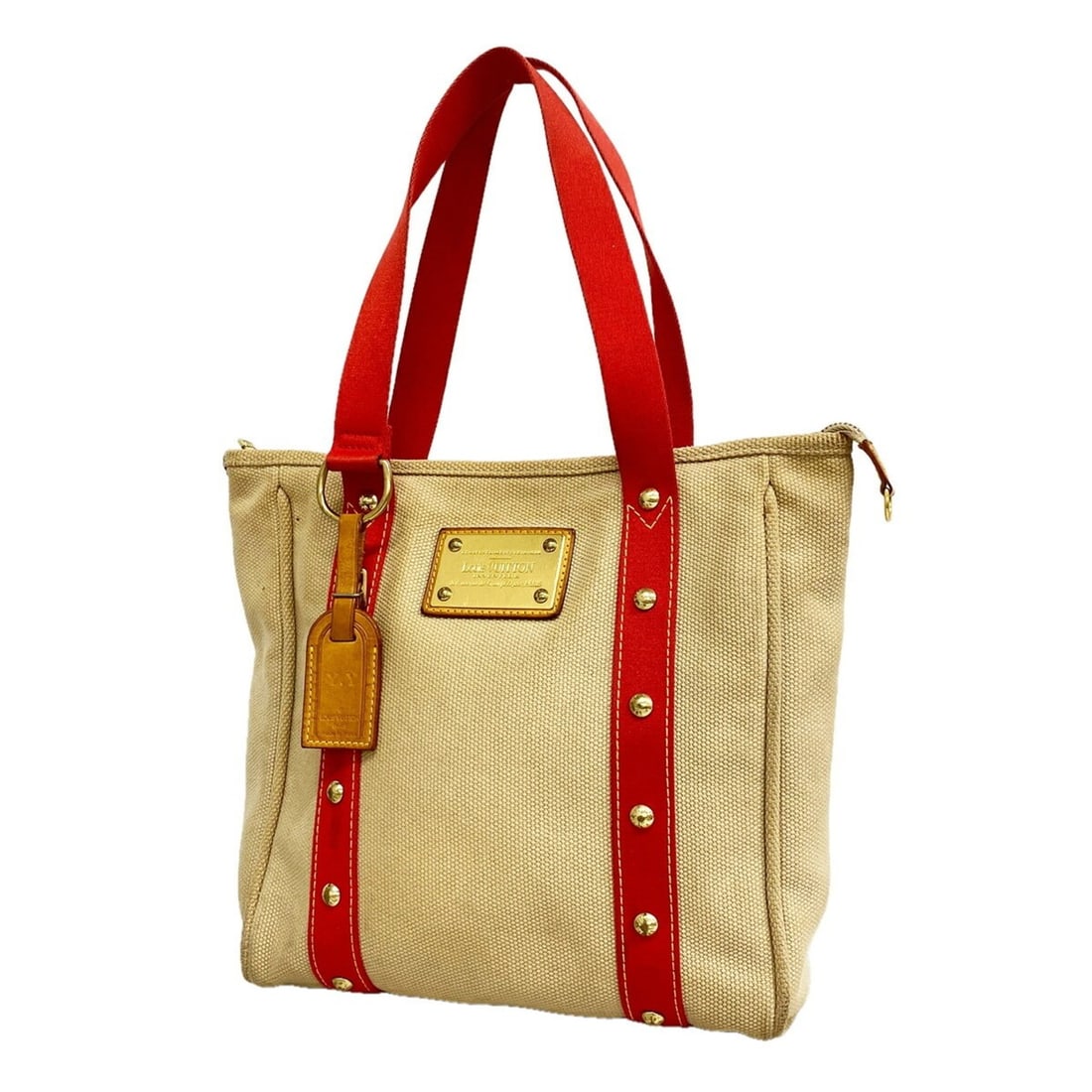 Louis Vuitton Antigua Cabas MM Tote Bag M40035 Beige (Women's): --- Catalog ---Category: SizeSize (HxWxD): 30cm x 29cm x 10cm / 11.81'' x 11.41'' x 3.93''Category: DesignType: Tote bagColor: BeigeGender: WomenCategory: GeneralMPN: M40035Brand: Louis Vuitton---