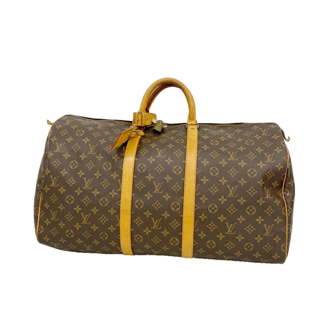 Louis Vuitton Bags - Boston Monogram Keepall 55 M41424 Brown Men's & Women's: --- Catalog ---Category: SizeSize (HxWxD): 30cm x 56cm x 25cm / 11.81'' x 22.04'' x 9.84''Category: DesignType: Boston bagColor: BrownGender: Men,WomenCategory: GeneralMPN: M41424Brand: Louis Vuitton-