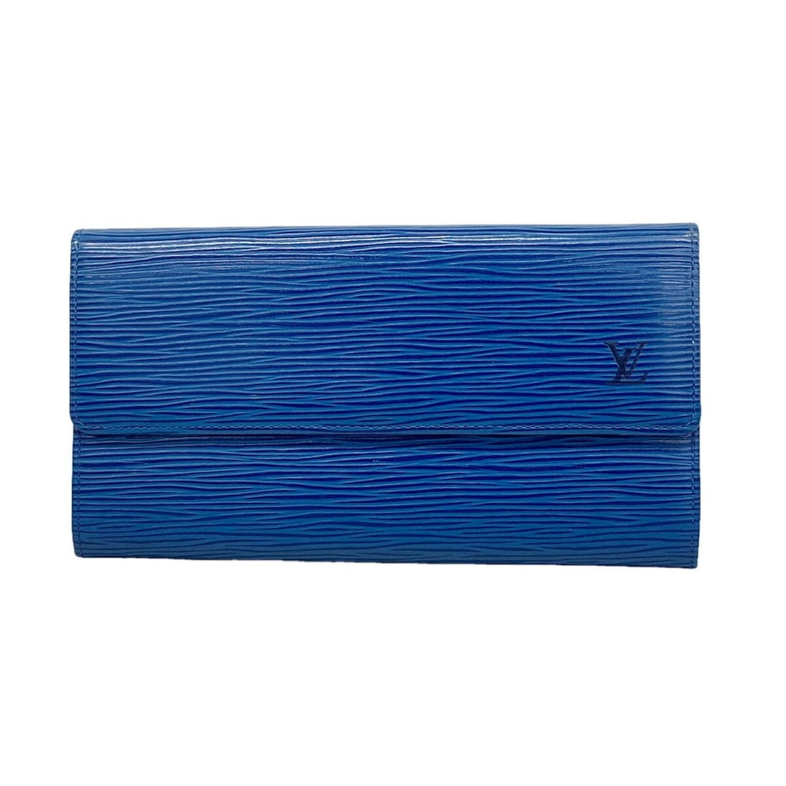 Louis Vuitton Epi Leather Long Wallet, Portemonnaie Pochette Credit, M63575, Toledo Blue, Women's: --- Catalog ---Category: SizeSize (HxWxD): 19cm x 11cm x 2cm / 7.48'' x 4.33'' x 0.78''Category: DesignType: Long wallet (bi-fold)Color: Toledo blueGender: WomenCategory: GeneralMPN: M63575Brand: Loui